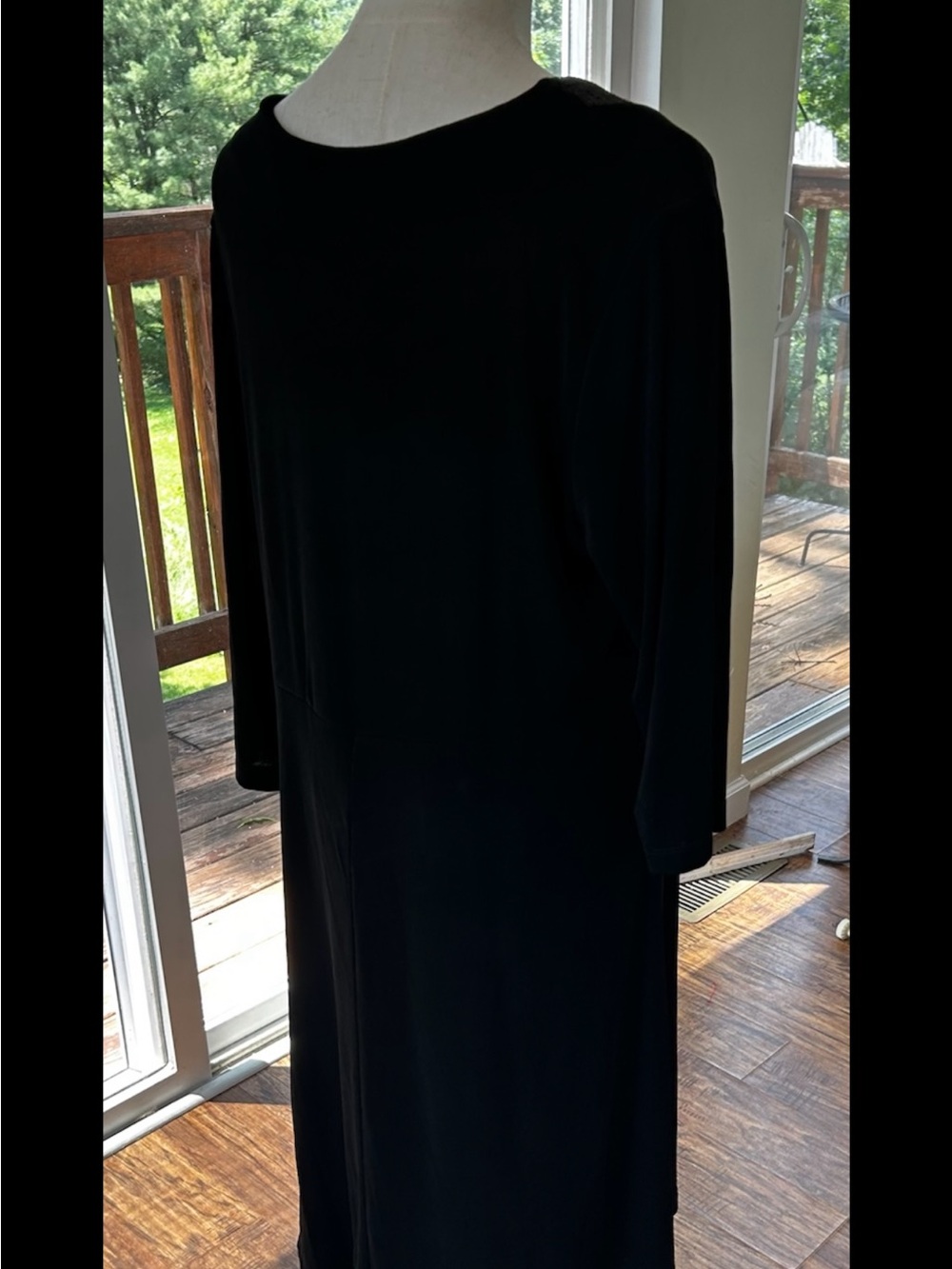 Slinky Brand Vintage Cocktail/Evening Black Dress Size 1X Made In The USA - Picture 5 of 7